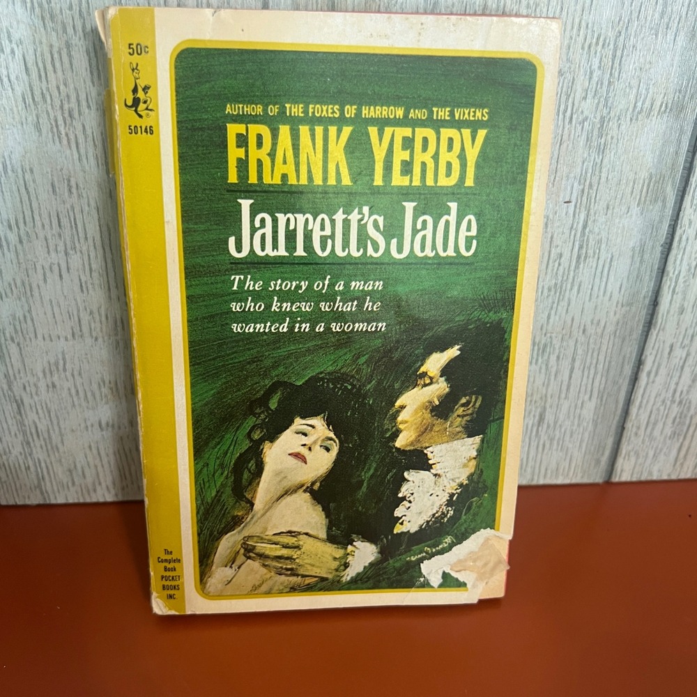 Jarrett's Jade Frank Yerby Vintage 1965 Pocket Books Paperback 50146‎ Historical